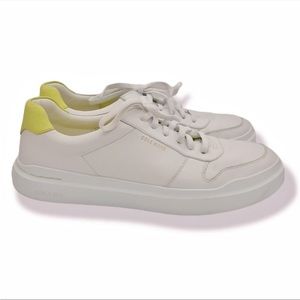 Cole Haan Grand Pro Rally Court White Leather Low Top Sneakers